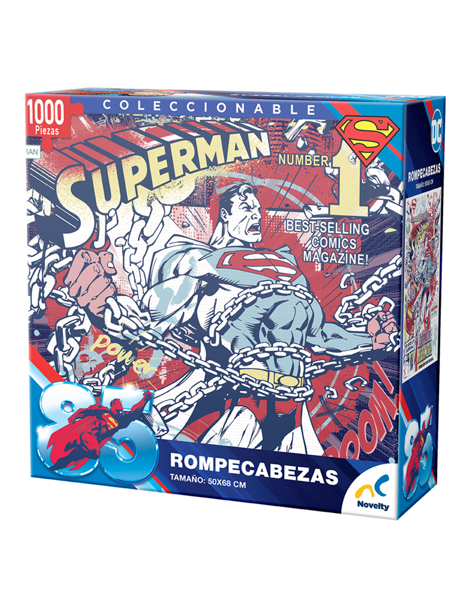 Foto 3 pulgar | Rompecabezas Coleccionable Superman 85 Aniversario 1000 Pzas Caja De Cartón