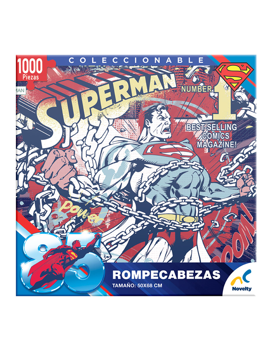 Foto 4 pulgar | Rompecabezas Coleccionable Superman 85 Aniversario 1000 Pzas Caja De Cartón