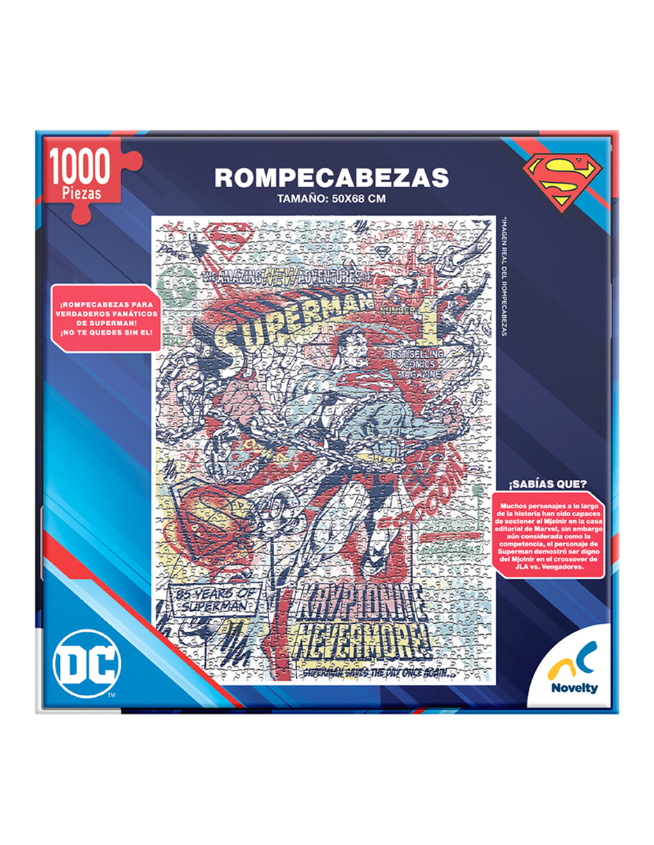 Foto 5 pulgar | Rompecabezas Coleccionable Superman 85 Aniversario 1000 Pzas Caja De Cartón