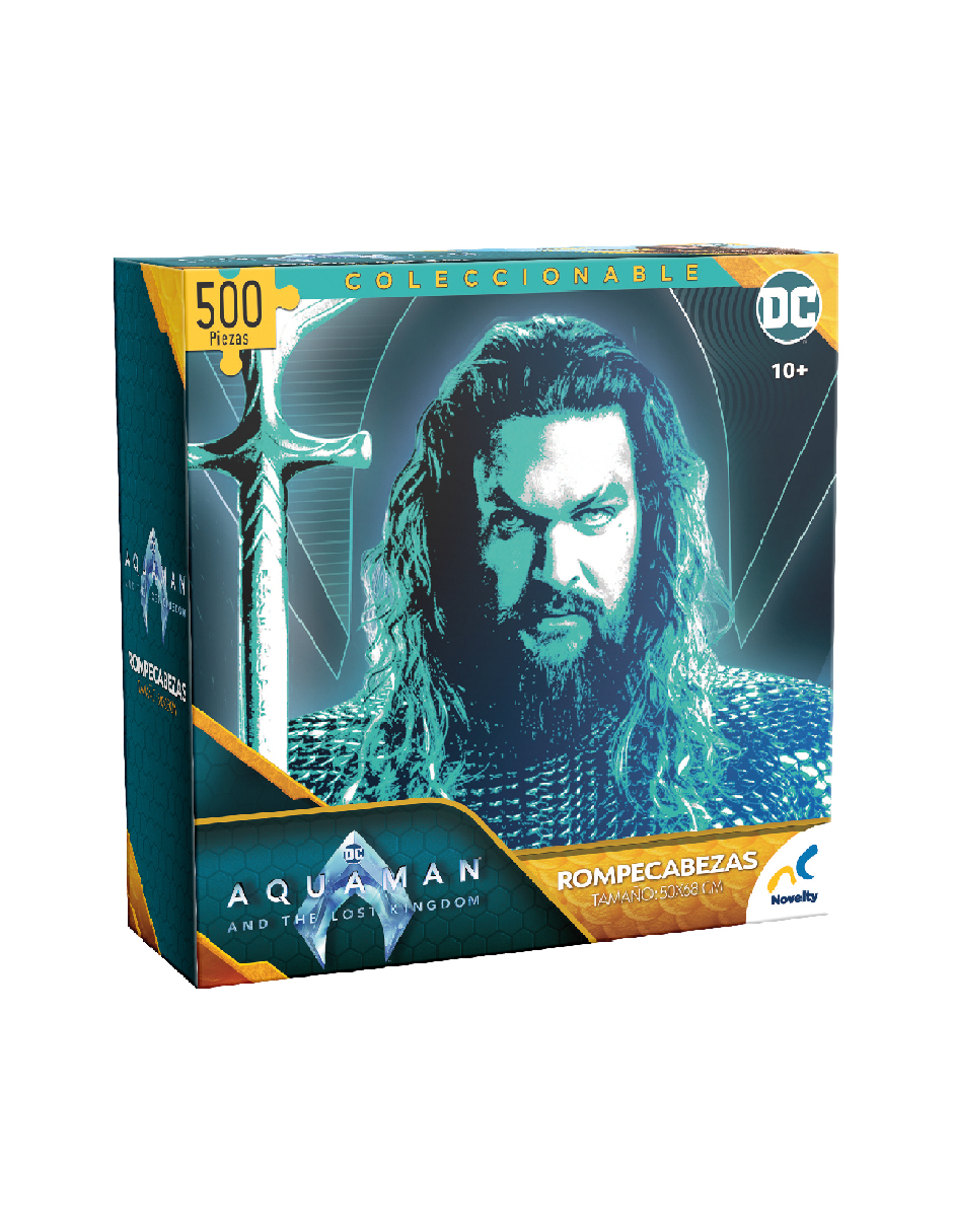Foto 1 | Rompecabezas Coleccionable Aquaman 500 Piezas Caja Carton