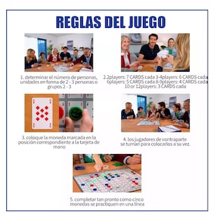 Foto 5 | Juego De Mesa Estrategia Familiar Juego Cartas 2-12 Jugadors, Gris