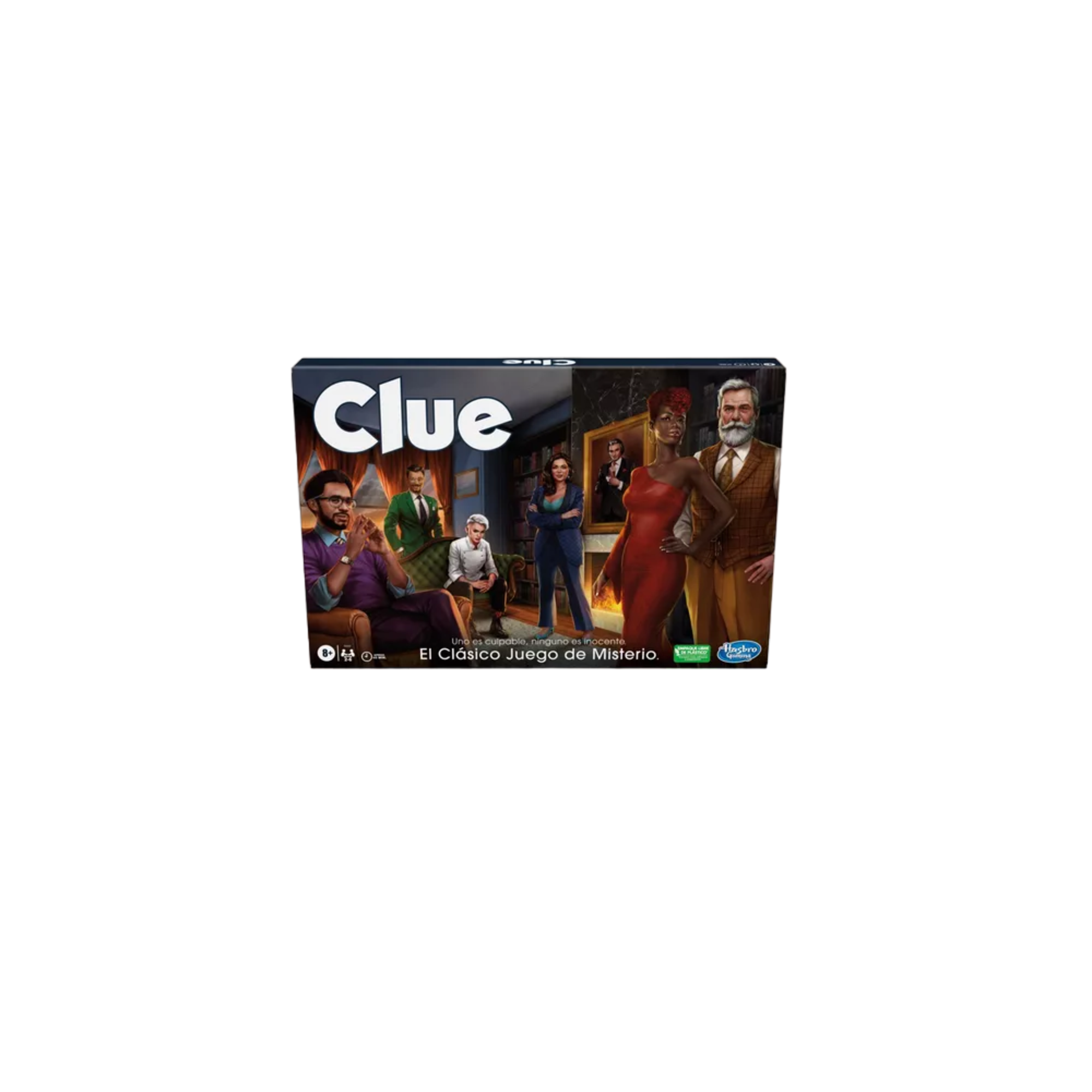 Foto 2 pulgar | Juego De Mesa Clue Juegos De Misterio Para 2 A 6 Jugadores