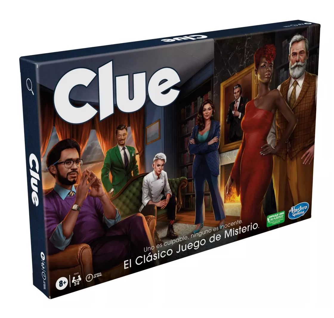 Foto 3 pulgar | Juego De Mesa Clue Juegos De Misterio Para 2 A 6 Jugadores