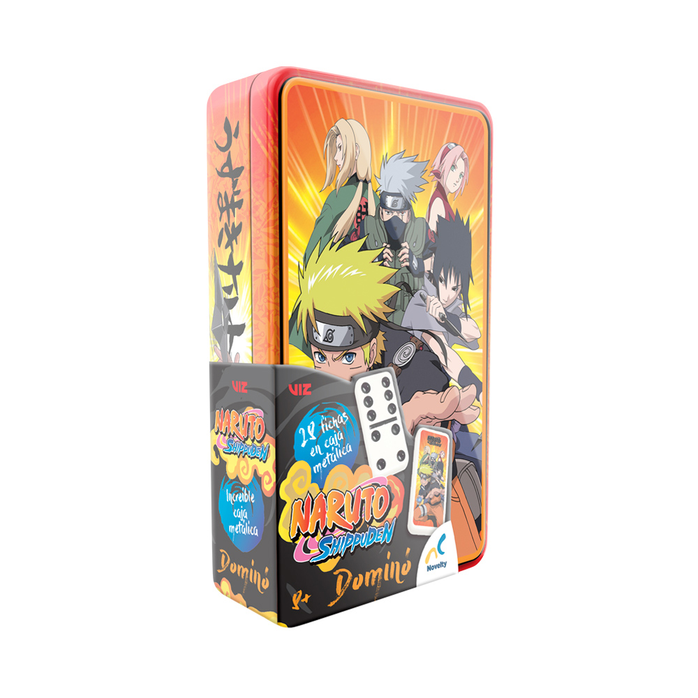 Dominó Puntos Naruto 28 Fichas Tin