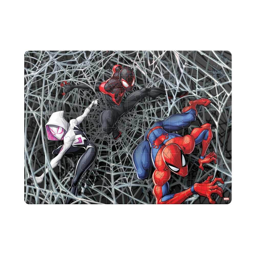 Foto 2 pulgar | Rompecabezas Infantil Spiderman Cilindro Cartón