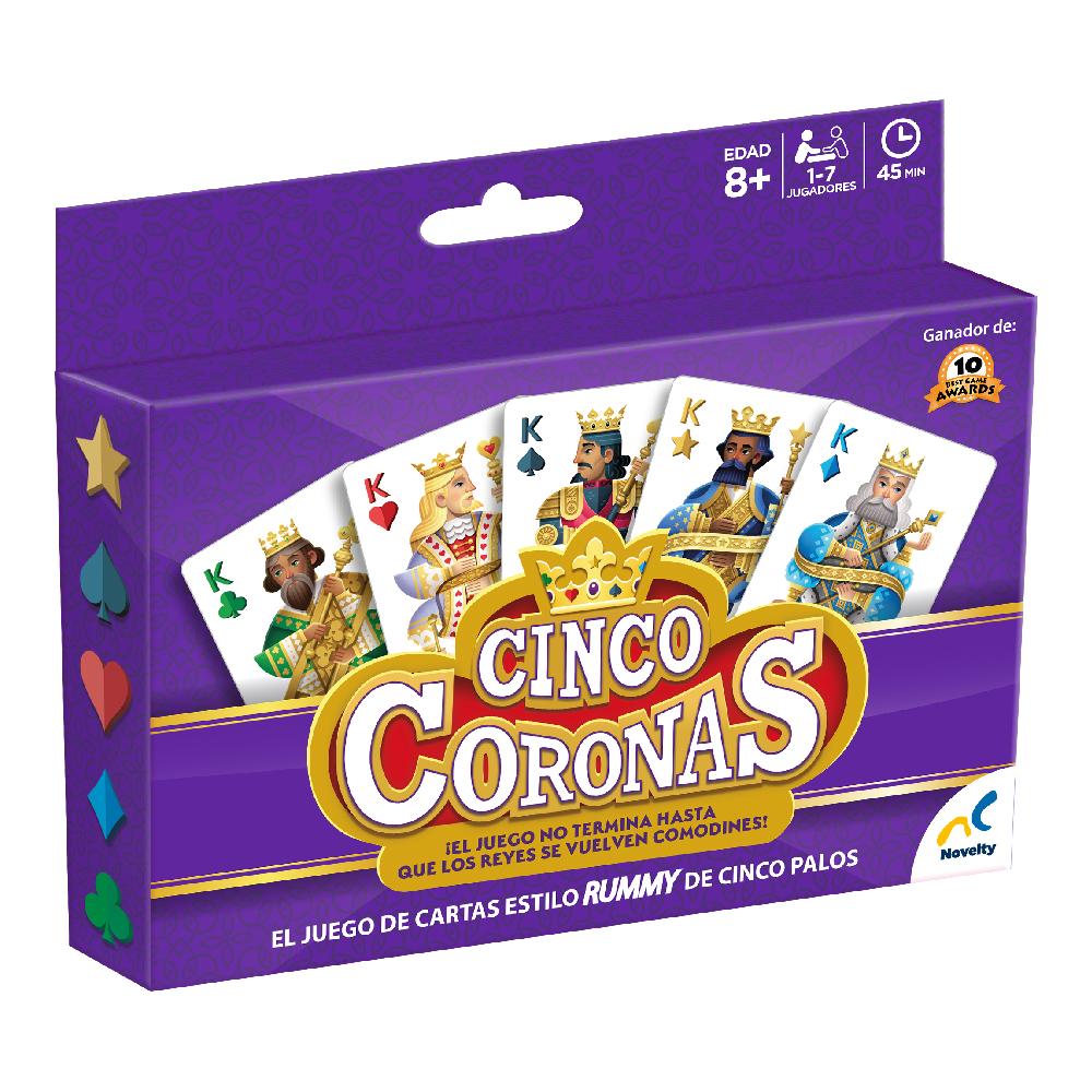 Juego De Cartas Cinco Coronas Caja De Cartón
