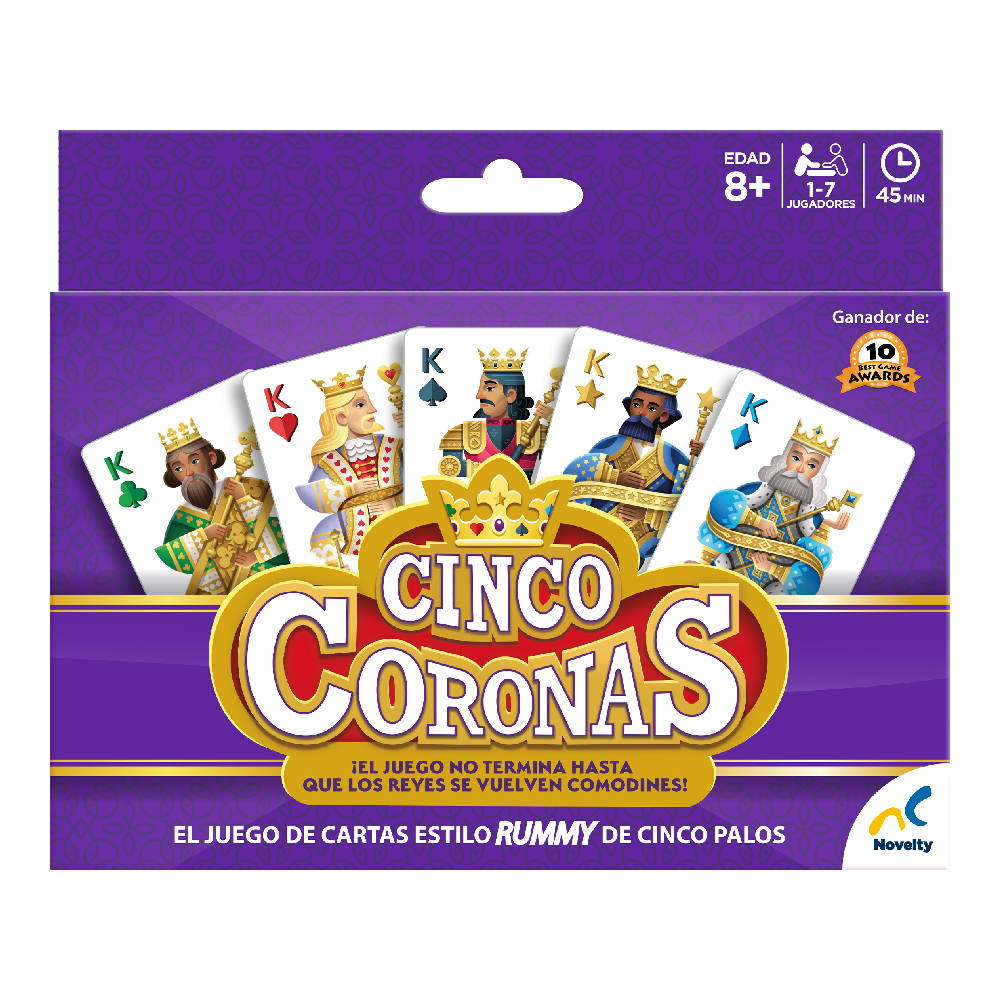 Foto 5 pulgar | Juego De Cartas Cinco Coronas Caja De Cartón