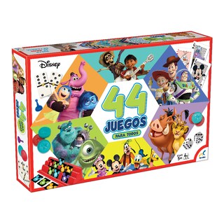 Foto 1 | Set De Juegos 44 Juegos Para Todos Disney Pixar Caja De Cartón
