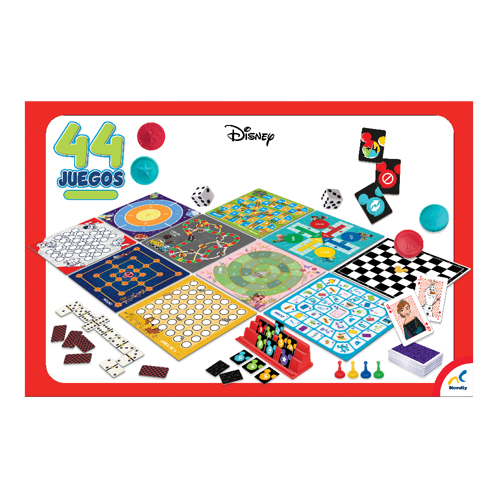 Foto 2 | Set De Juegos 44 Juegos Para Todos Disney Pixar Caja De Cartón