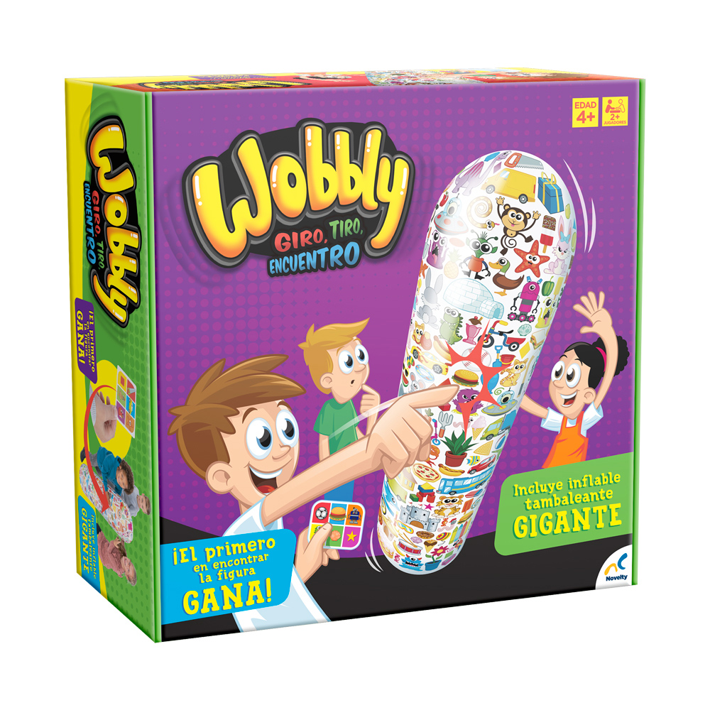 Foto 2 pulgar | Juego De Mesa Infantil Wobbly Caja Cartón