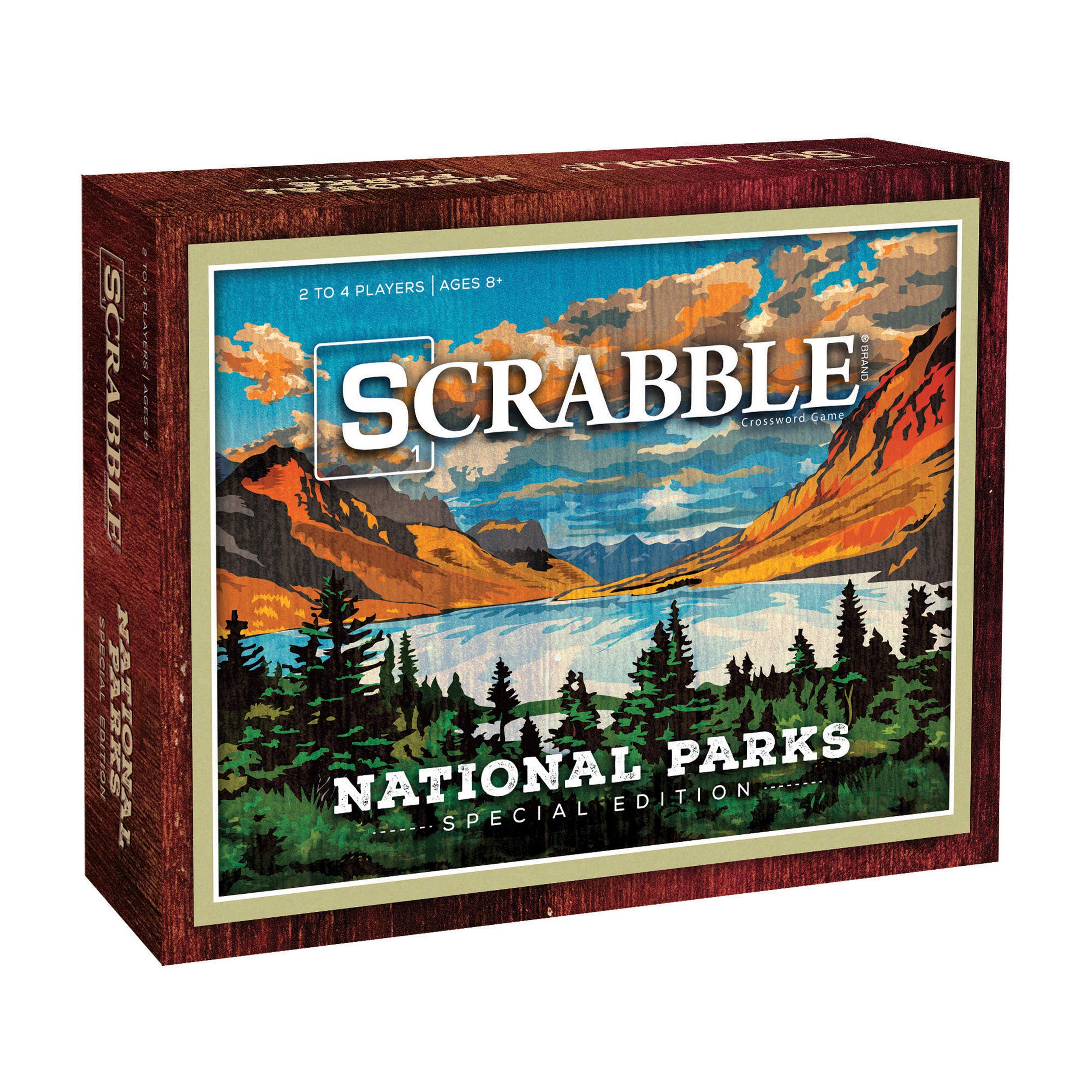 Juego de Scrabble Usapoly National Parks Edition con 100 Fichas - Venta Internacional