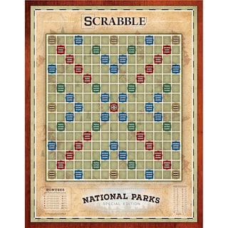 Foto 3 | Juego de Scrabble Usapoly National Parks Edition con 100 Fichas - Venta Internacional