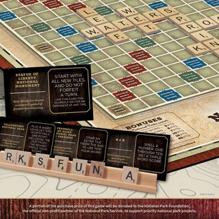 Foto 5 | Juego de Scrabble Usapoly National Parks Edition con 100 Fichas - Venta Internacional