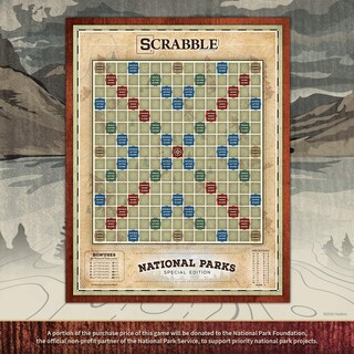 Foto 7 | Juego de Scrabble Usapoly National Parks Edition con 100 Fichas - Venta Internacional