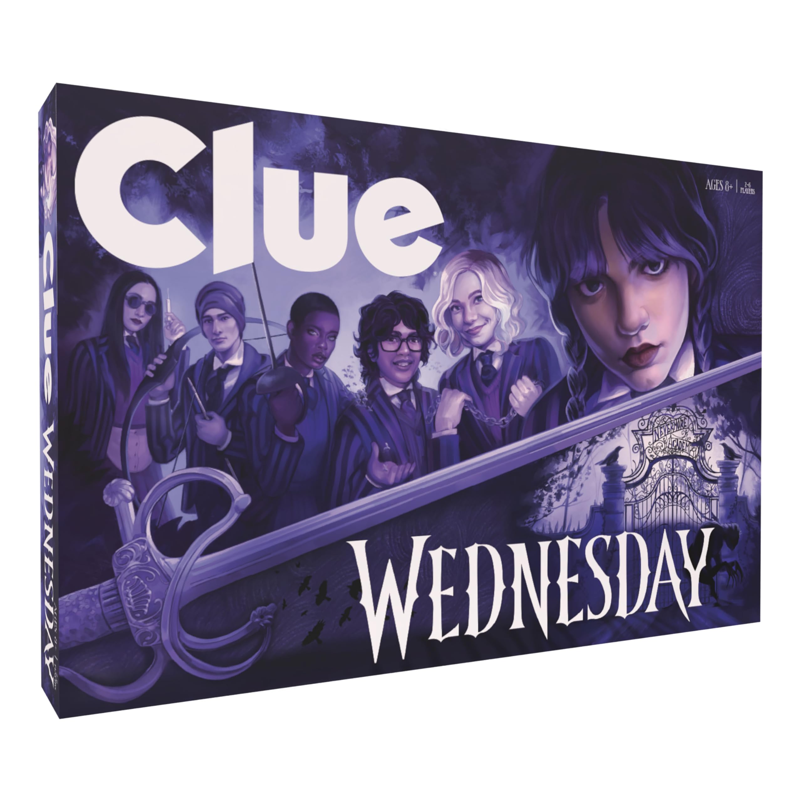 Juego de Mesa Board Game Clue: Wednesday Serie Original de Netflix - Venta Internacional