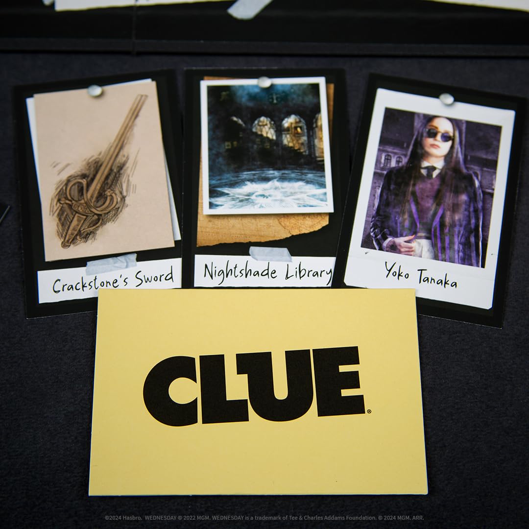 Foto 6 | Juego de Mesa Board Game Clue: Wednesday Serie Original de Netflix - Venta Internacional