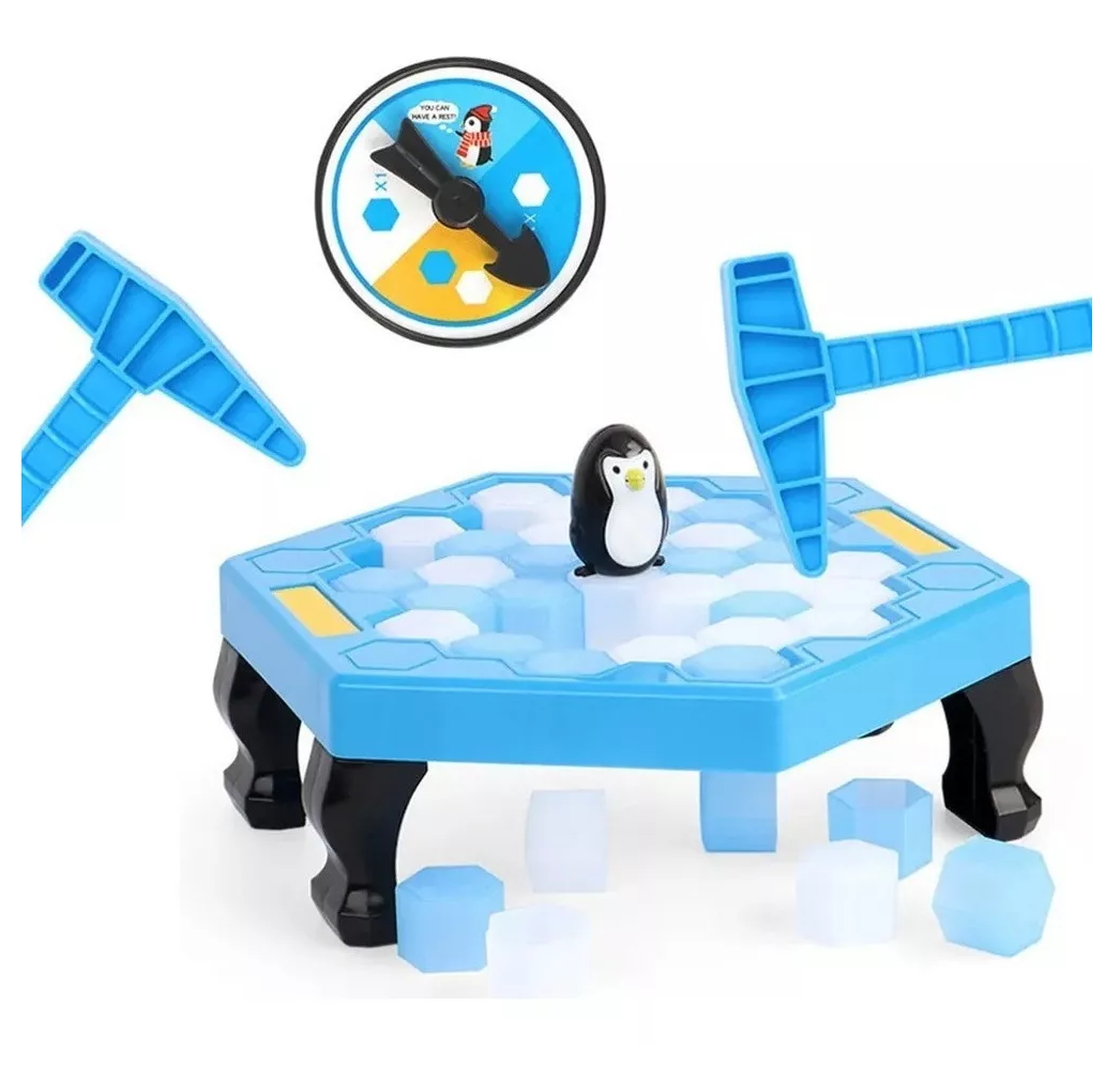 Foto 4 pulgar | Juego de Destreza Salva al Pingüino Rompe Bloques de Hielo para Niños