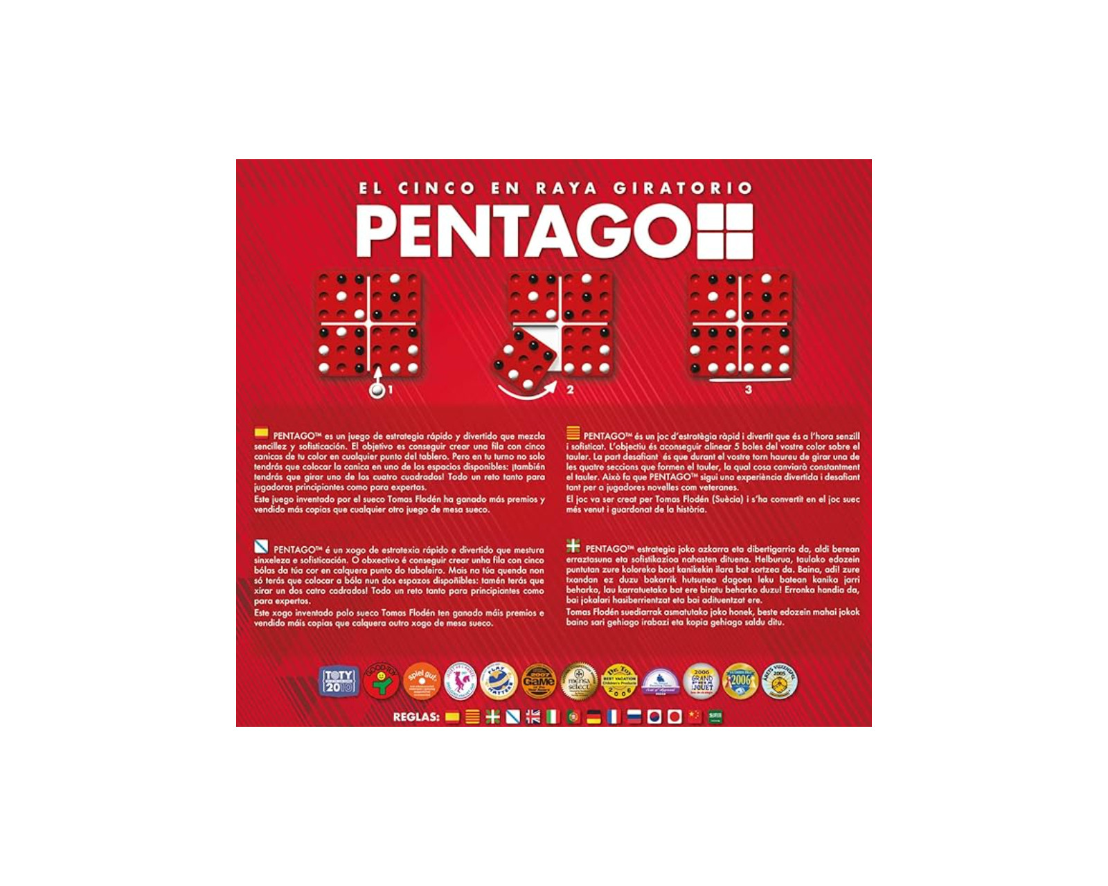 Foto 7 pulgar | Juego de Mesa Sd Games Pentago