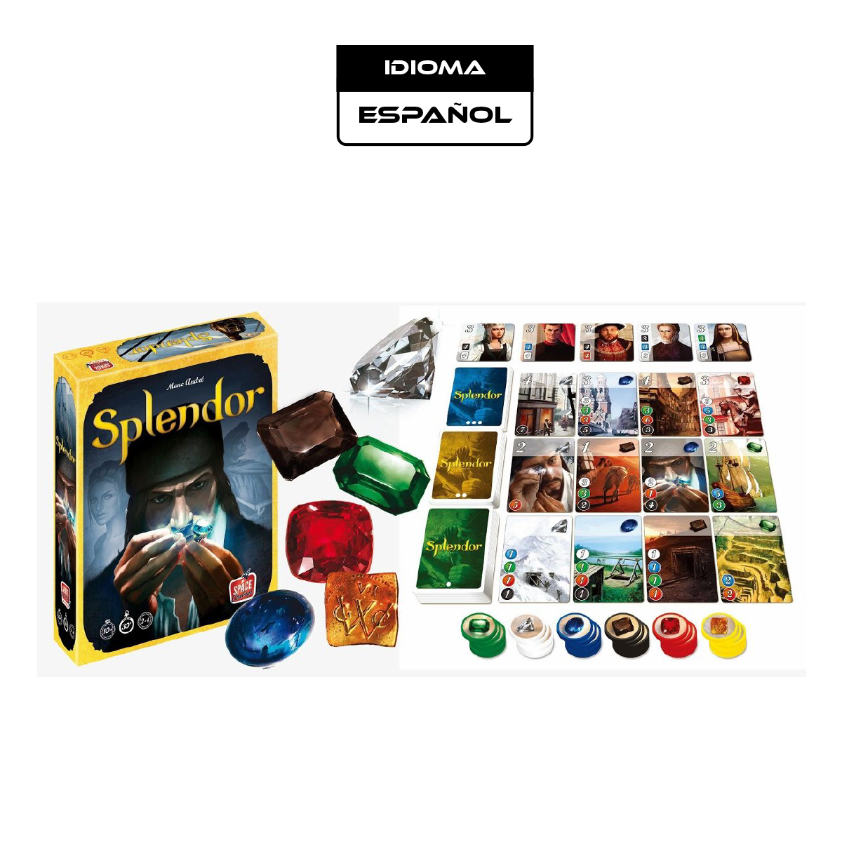 Foto 4 pulgar | Splendor El Juego De Mesa En Español