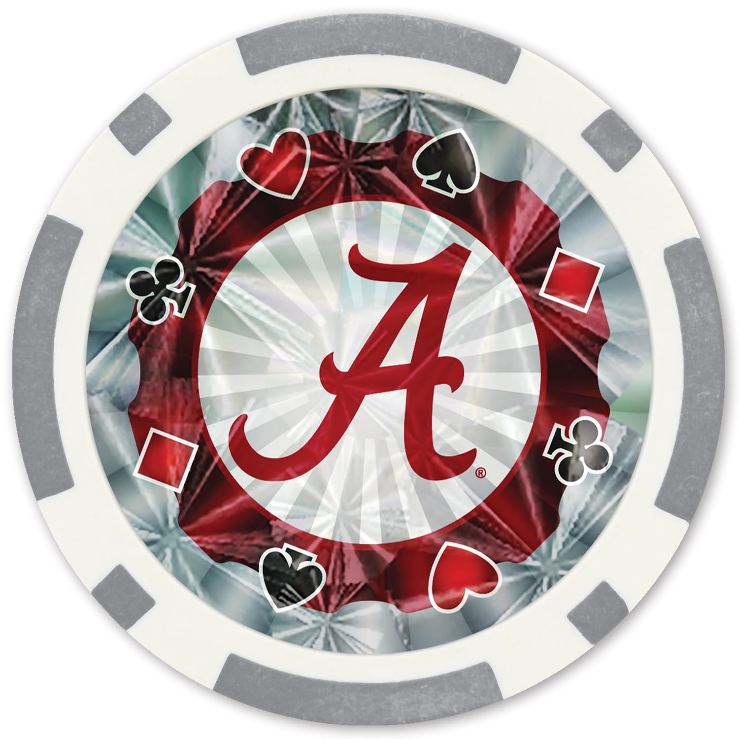 Foto 3 pulgar | Fichas De Póker Masterpieces Casino Ncaa Alabama Crimson Tide - Venta Internacional.