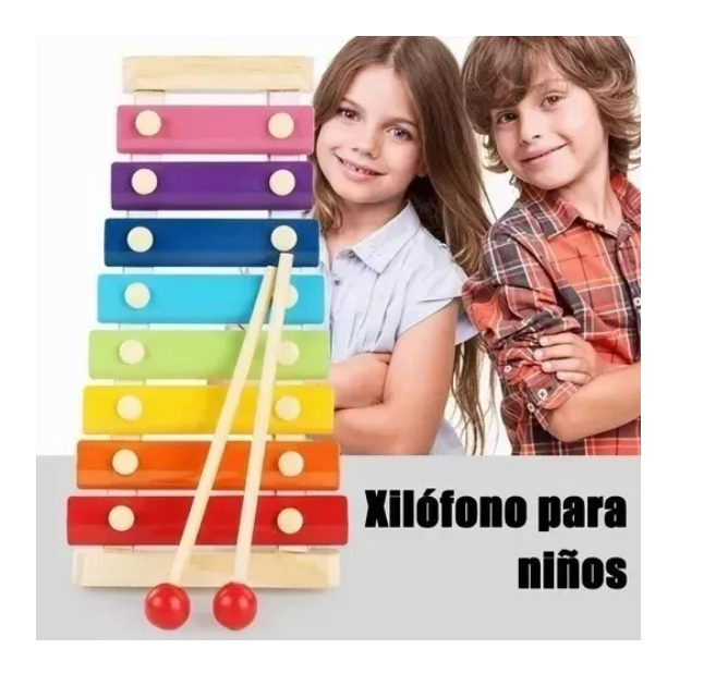 Foto 3 | Xilofono Infantil Madera