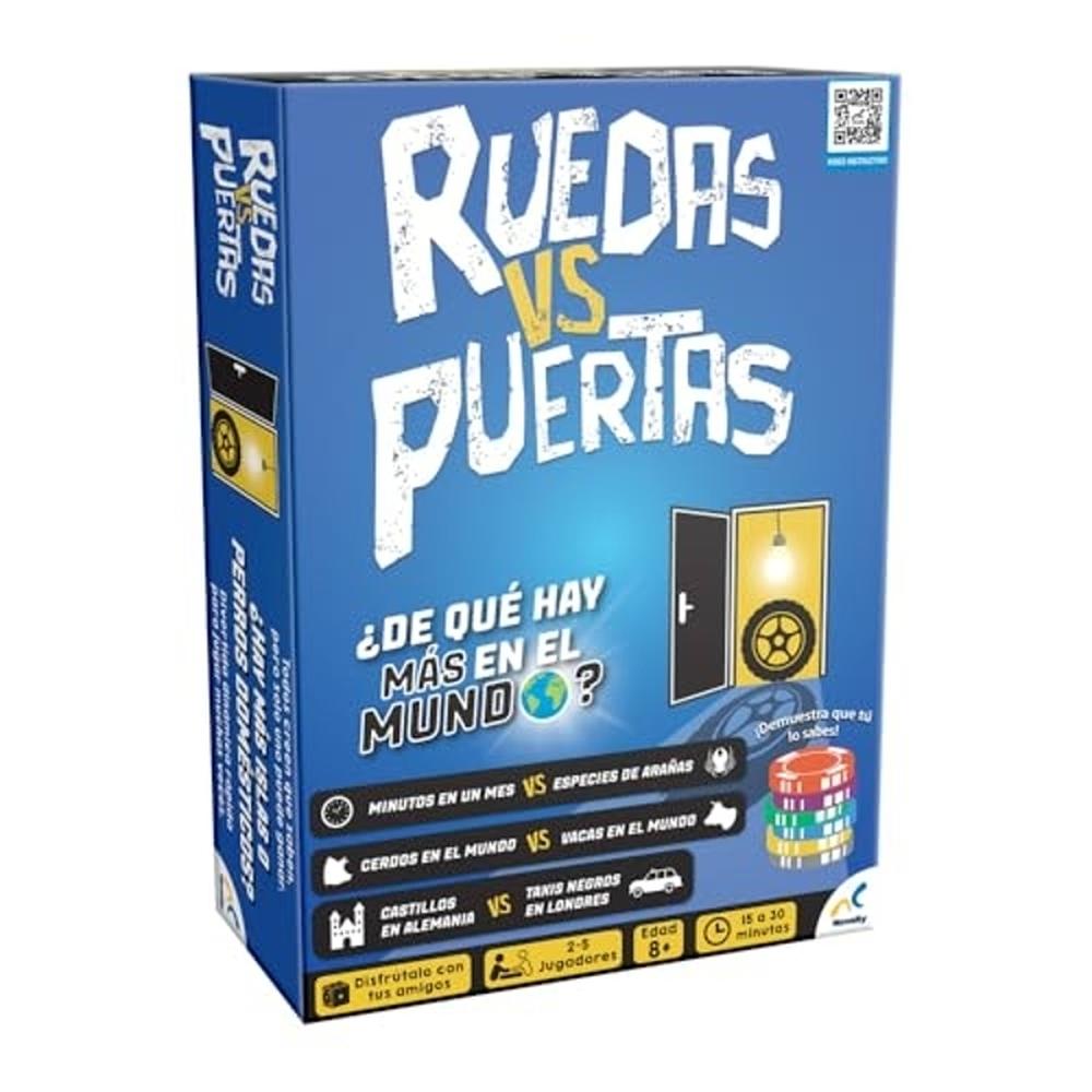 Foto 2 pulgar | Juegos De Mesa Ruedas Vs Puertas
