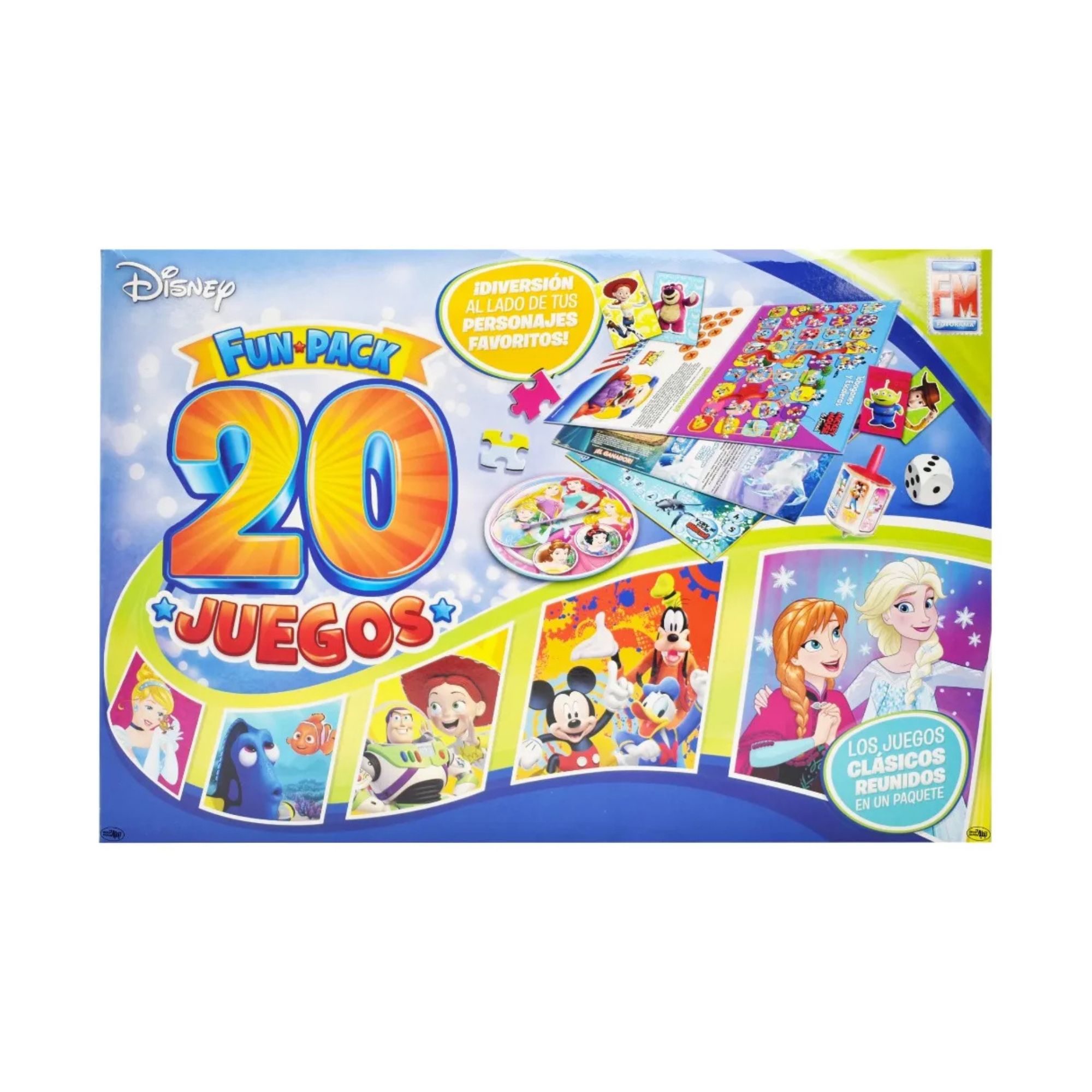 Foto 1 | Disney Fun Pack 20 Juegos De Mesa Fotorama