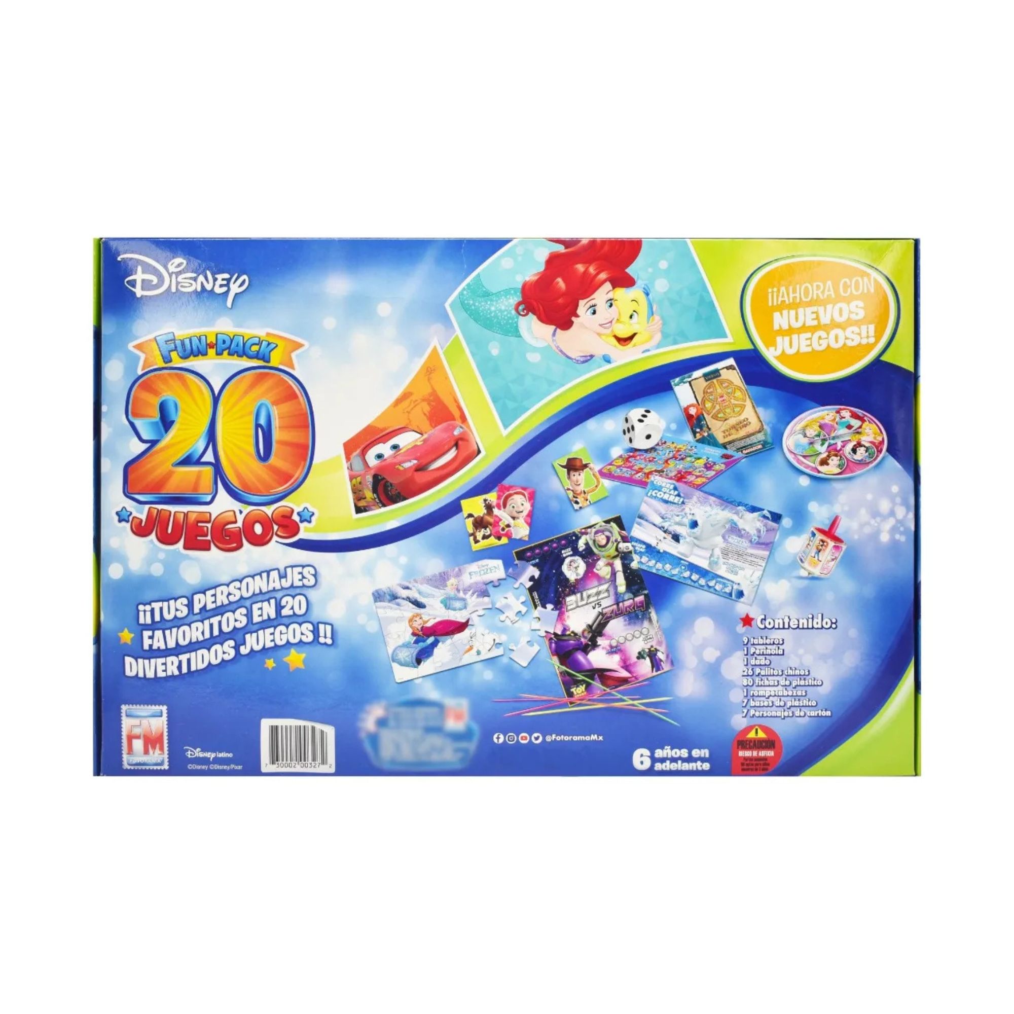 Foto 3 | Disney Fun Pack 20 Juegos De Mesa Fotorama