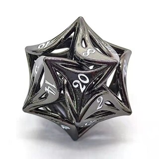 Foto 2 | Set De Dados De Metal Dnd Para Juegos De Mesa Con Funda Para Dados - Venta Internacional.