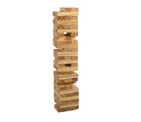 Foto 2 pulgar | Juego De Bloques De Madera Tumbling Tower Para Más De 1 Jugador - Venta Internacional.