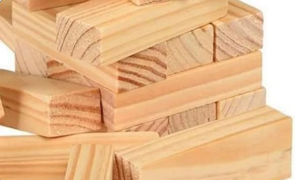 Foto 3 pulgar | Juego De Bloques De Madera Tumbling Tower Para Más De 1 Jugador - Venta Internacional.