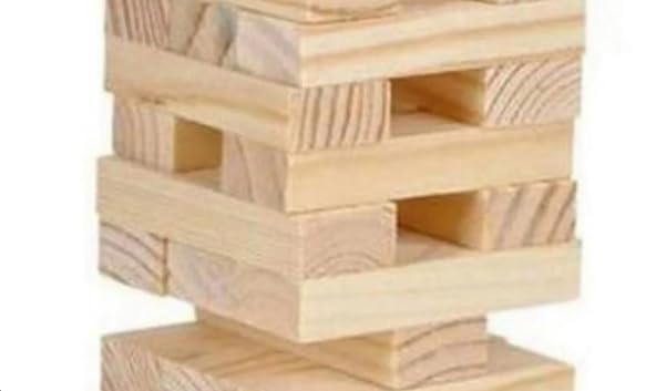 Foto 5 pulgar | Juego De Bloques De Madera Tumbling Tower Para Más De 1 Jugador - Venta Internacional.