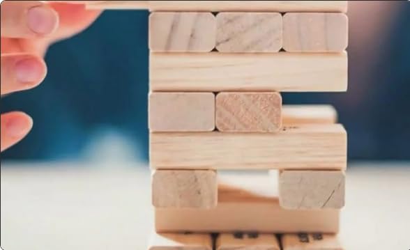 Foto 6 pulgar | Juego De Bloques De Madera Tumbling Tower Para Más De 1 Jugador - Venta Internacional.