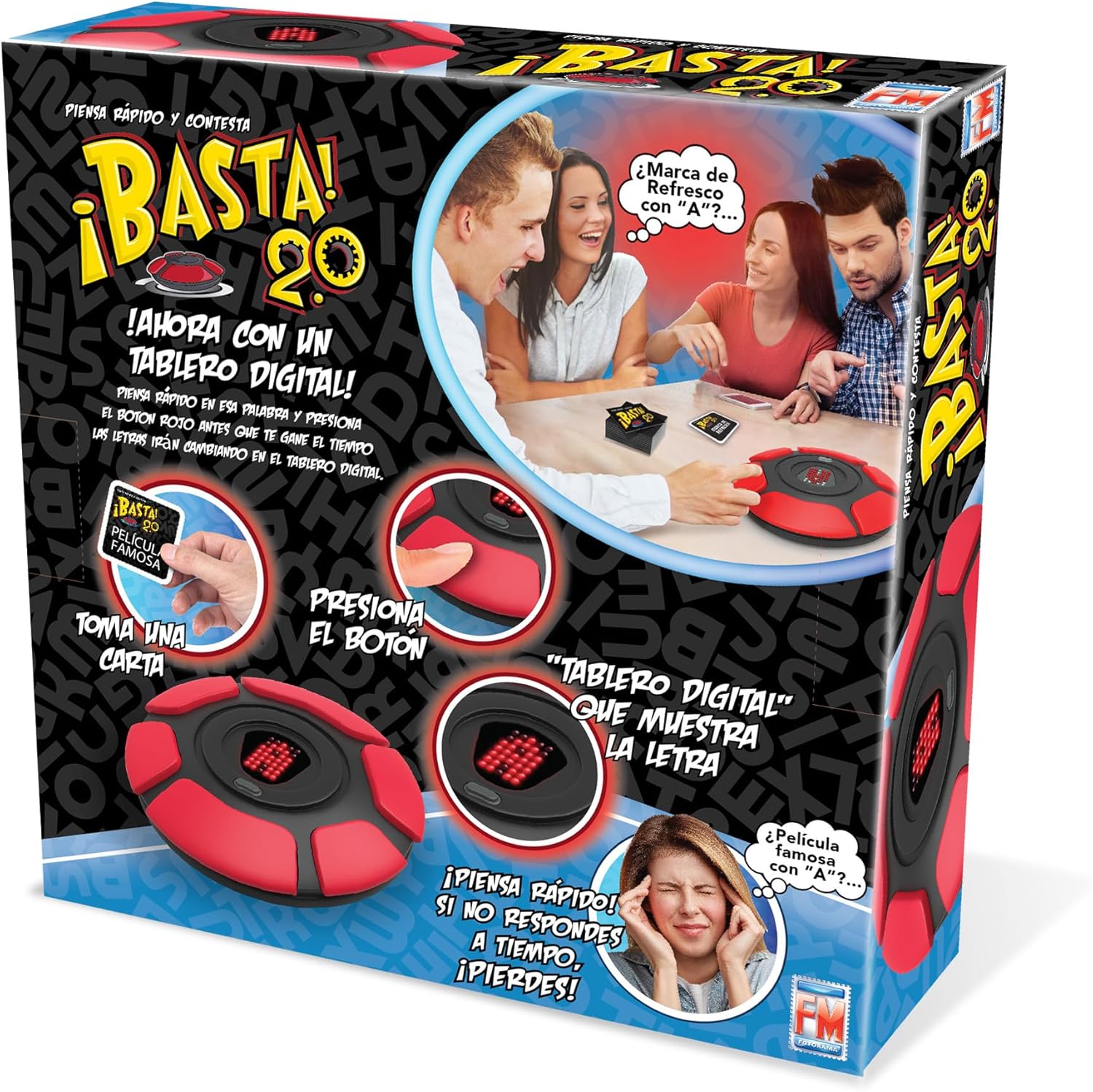 Foto 8 pulgar | Juego de Mesa Electronico Basta 2.0
