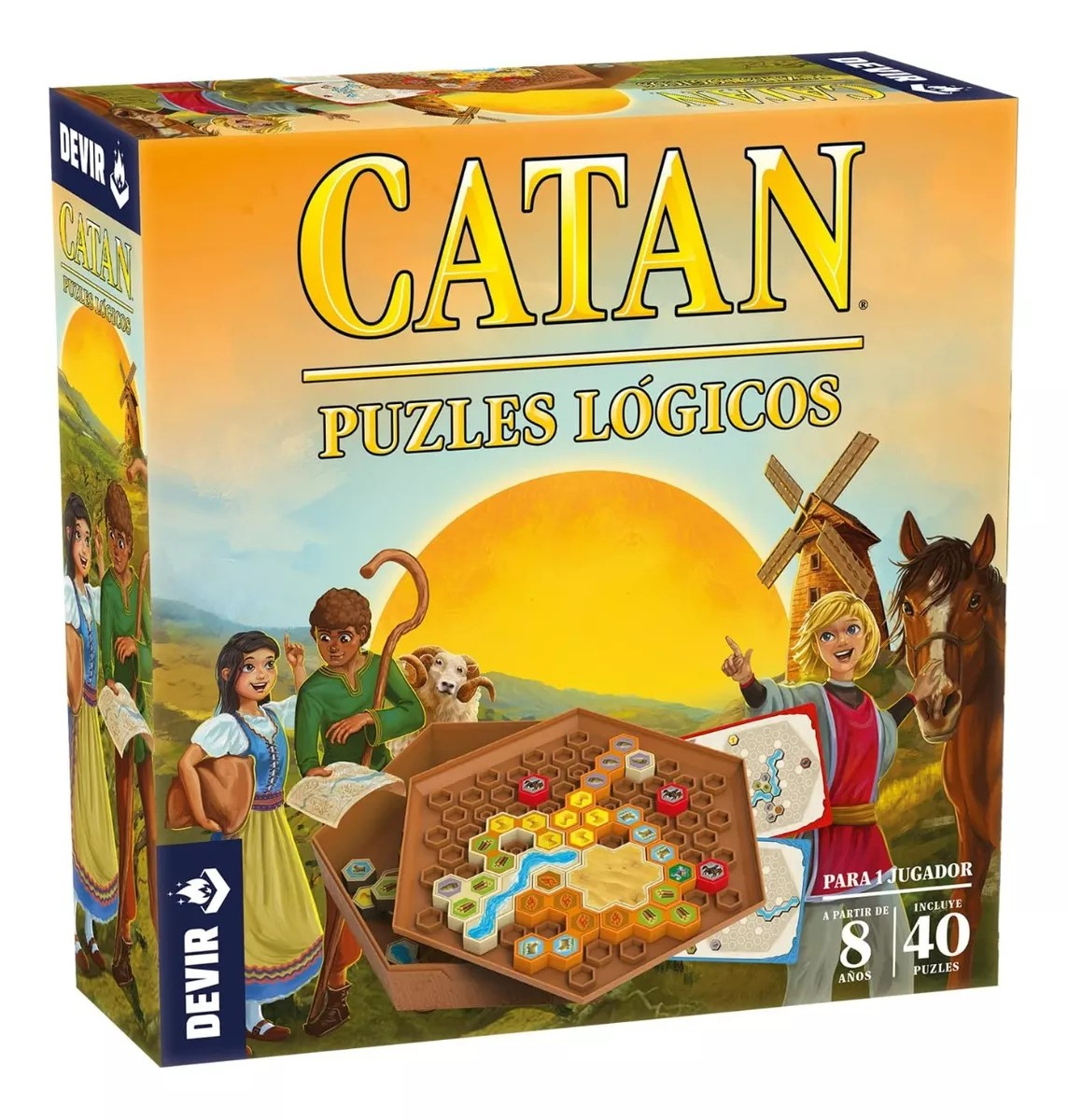 Foto 1 | Devir Catan Puzzle
