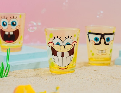 Foto 6 | Juego De Minivasos Silver Buffalo Nickelodeon Bob Esponja, Paquete De 4 - Venta Internacional.