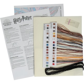 Foto 3 | Dimensiones Del Kit De Punto De Cruz, Diseño Mágico De Harry Potter - Venta Internacional.