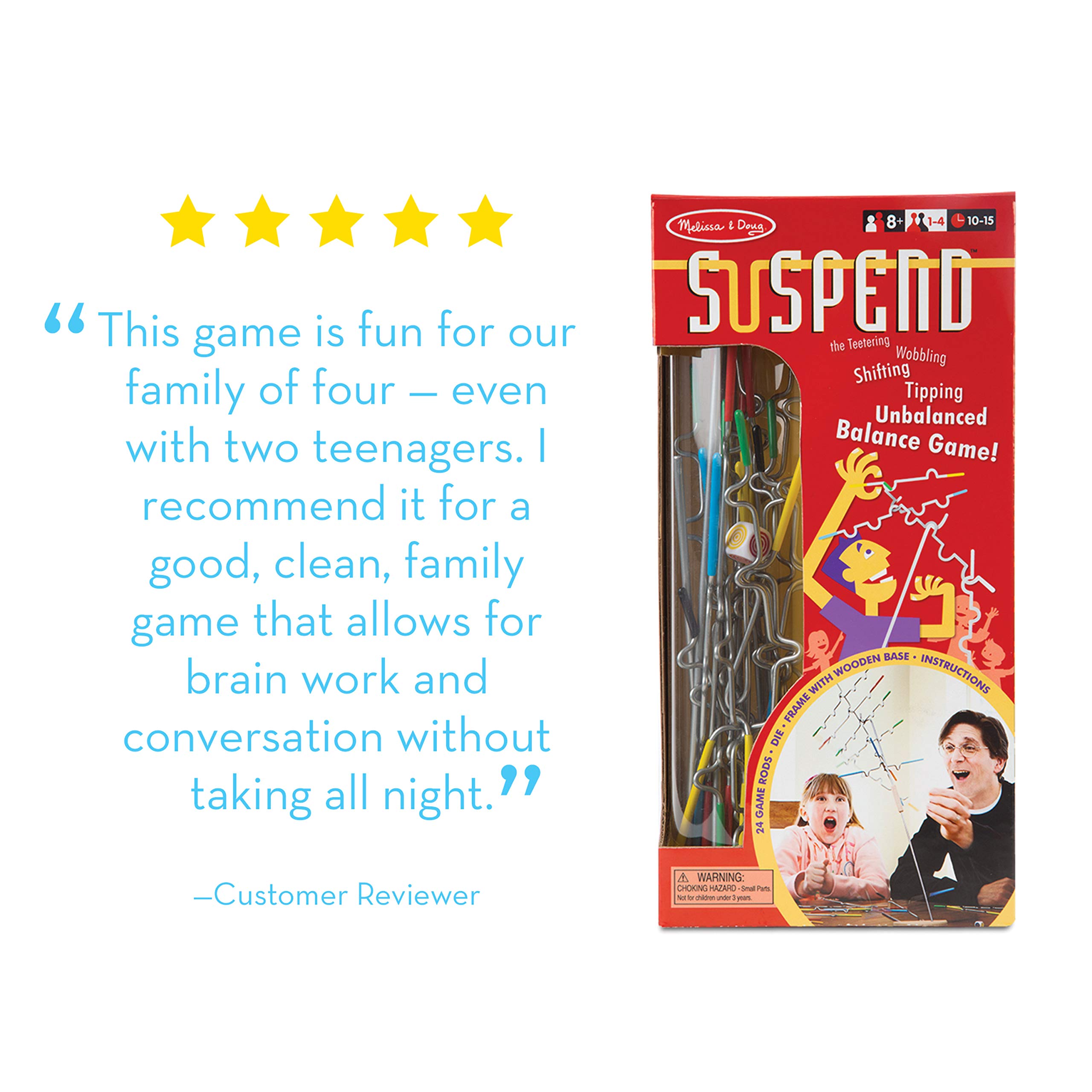 Foto 6 | Game Melissa & Doug Suspend Family, 31 Unidades, Para Niños Mayores De 8 Años - Venta Internacional.