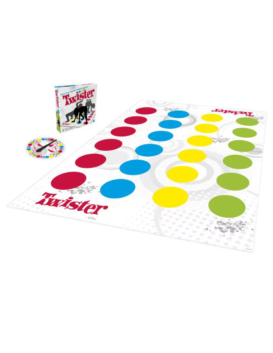 Foto 3 pulgar | Juego De Mesa Twister Hasbro + Termo De Regalo Güish