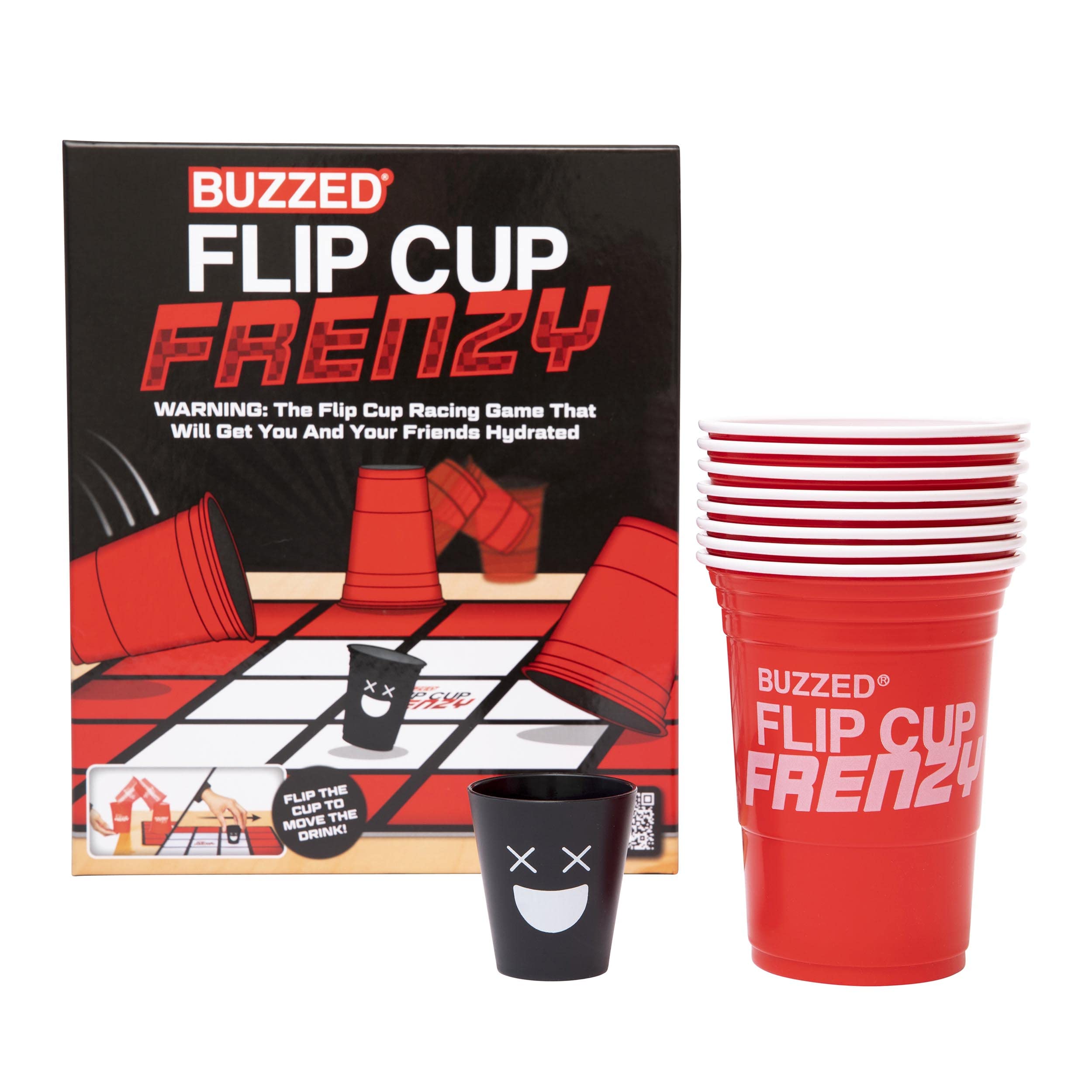Foto 7 pulgar | Juego Para Beber ¿qué Memes? Buzzed Flip Cup Frenzy - Venta Internacional.