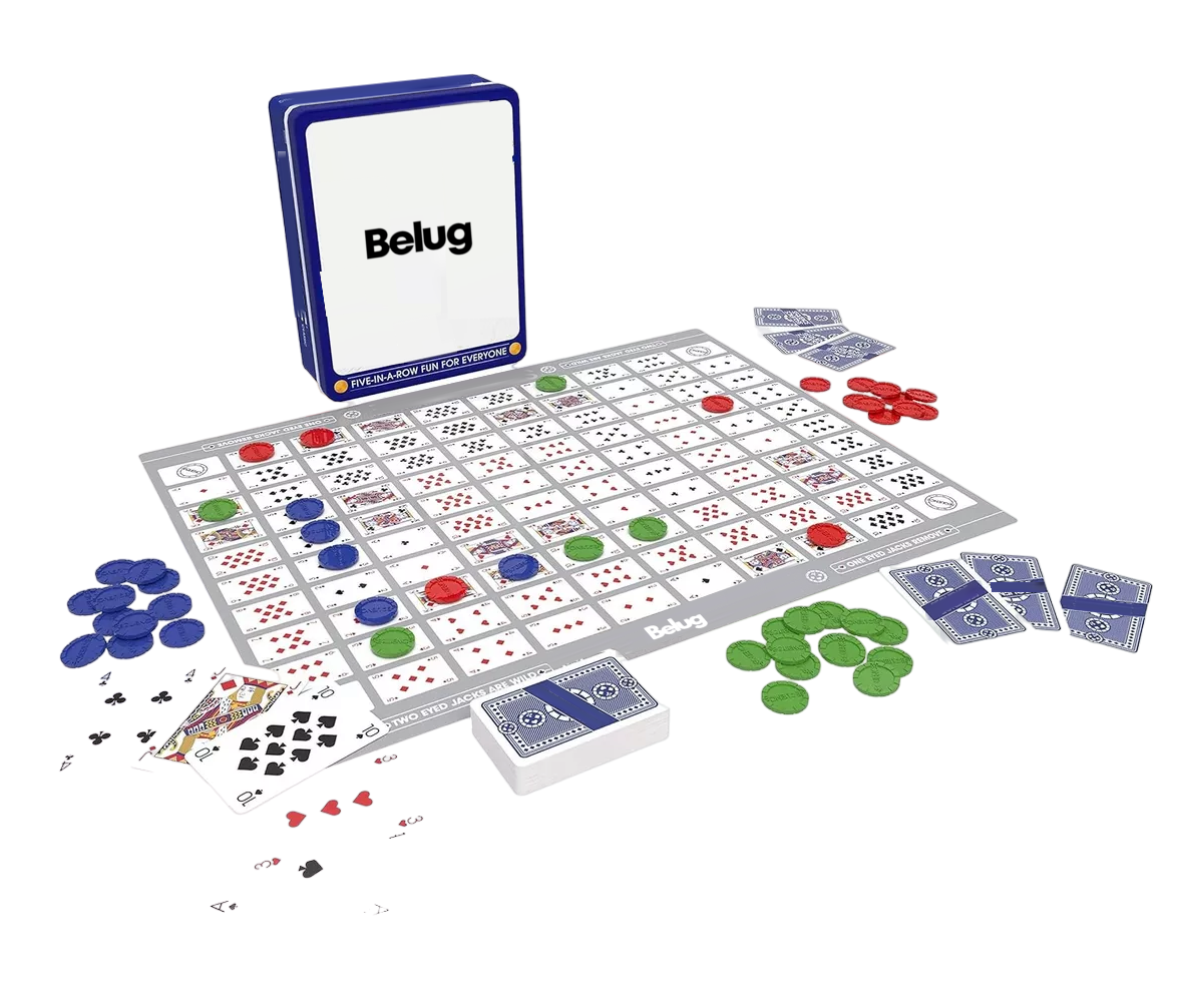 Juego De Mesa Belug Estrategia Familiar Juego Cartas 2-12 Jugadors, Gris