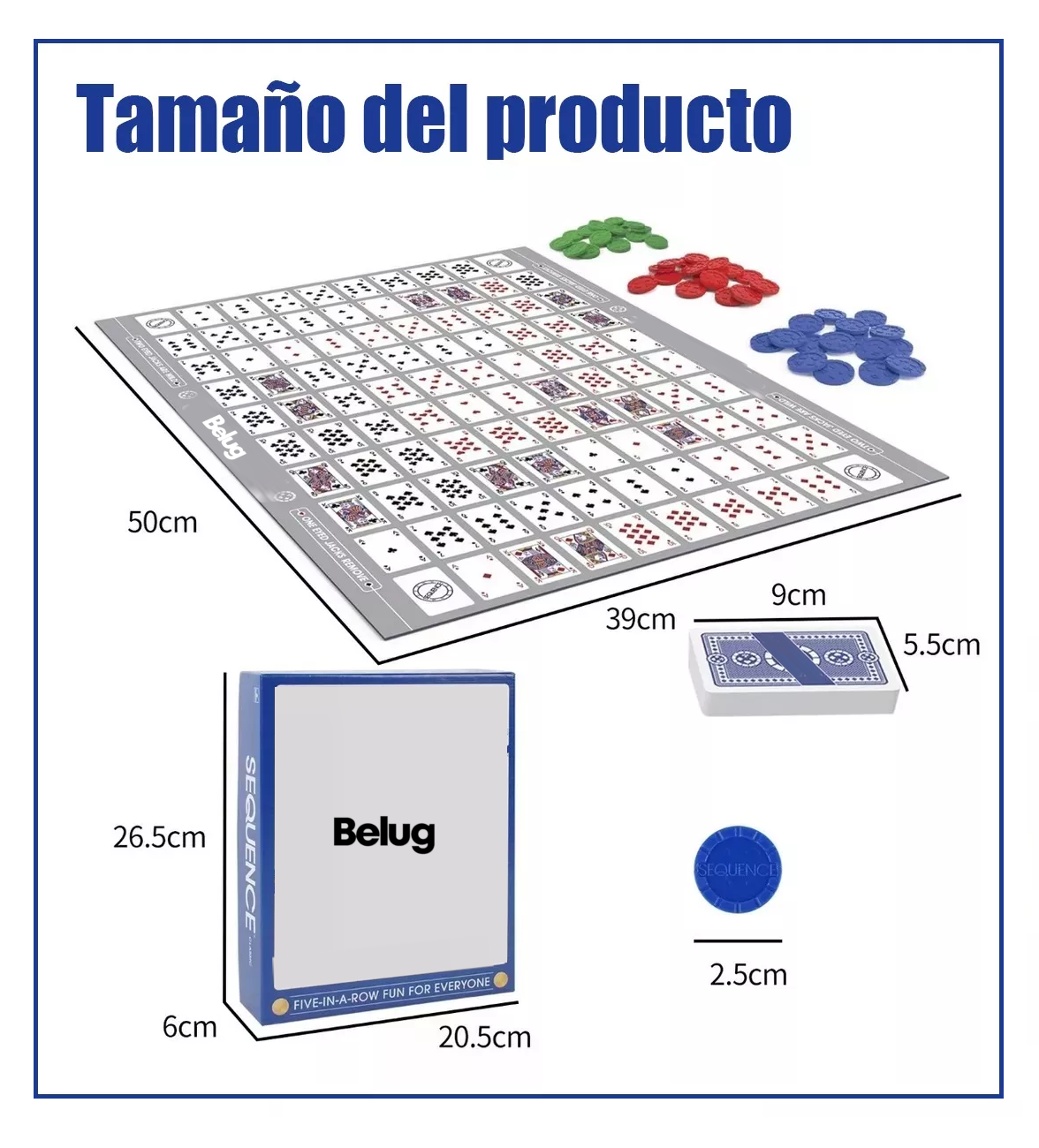 Foto 4 pulgar | Juego De Mesa Belug Estrategia Familiar Juego Cartas 2-12 Jugadors, Gris