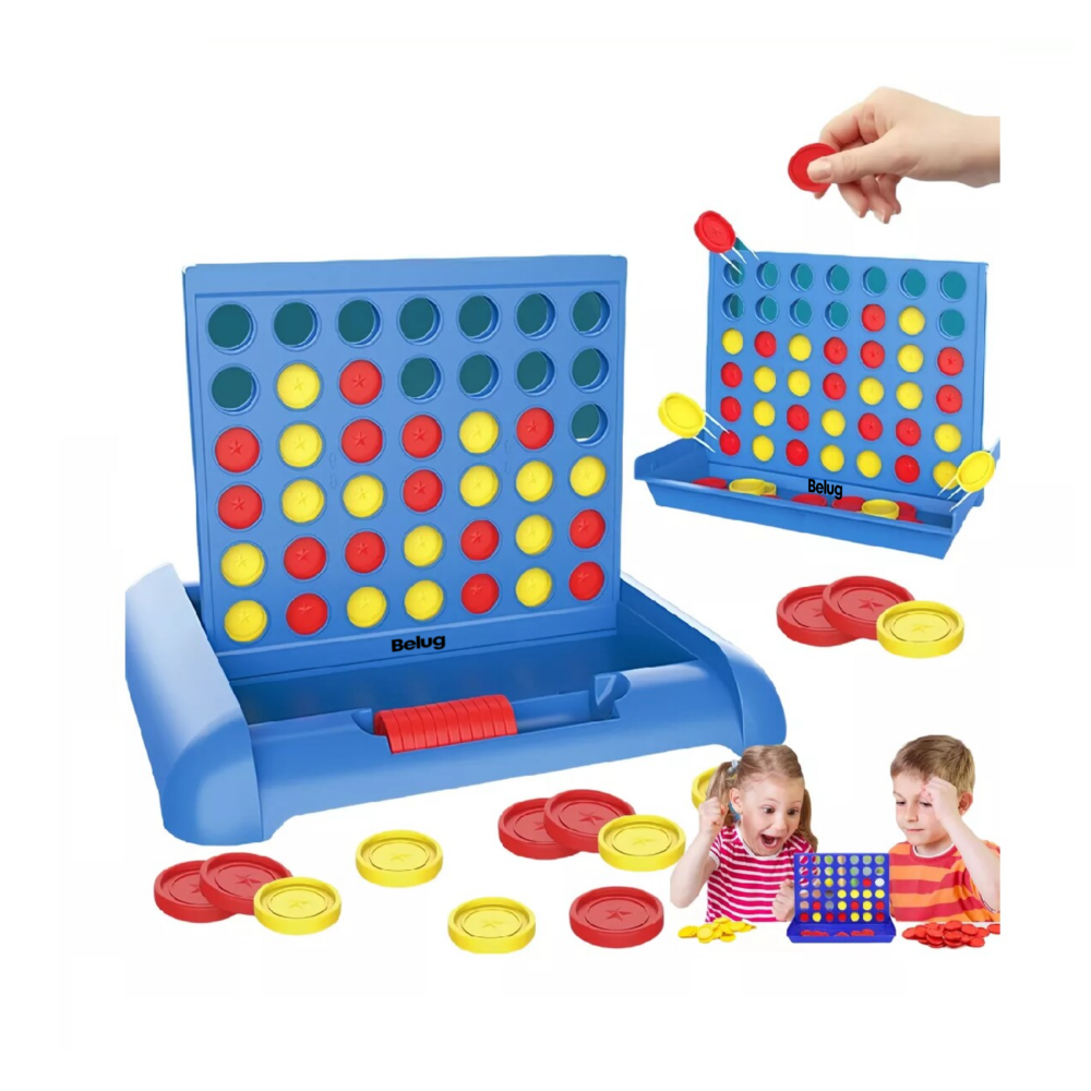 Foto 3 pulgar | Juguetes Educativos Para Niños Juego Mesa Plegable Belug, Azul