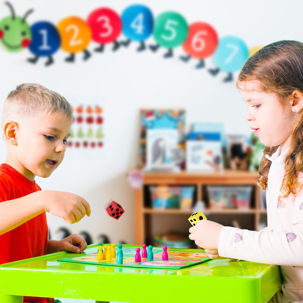 Foto 6 | Juego De Dados De Espuma Artcreativity Colored De 3,8 Cm, Paquete De 24 Niños - Venta Internacional.
