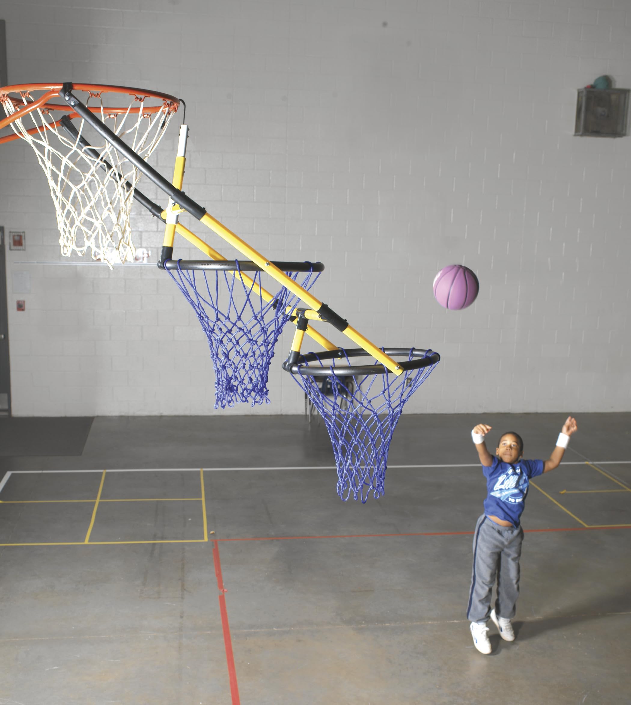 Foto 2 pulgar | Set De Porterías De Baloncesto Sportime Tierdrop Con 2 Aros - Venta Internacional.