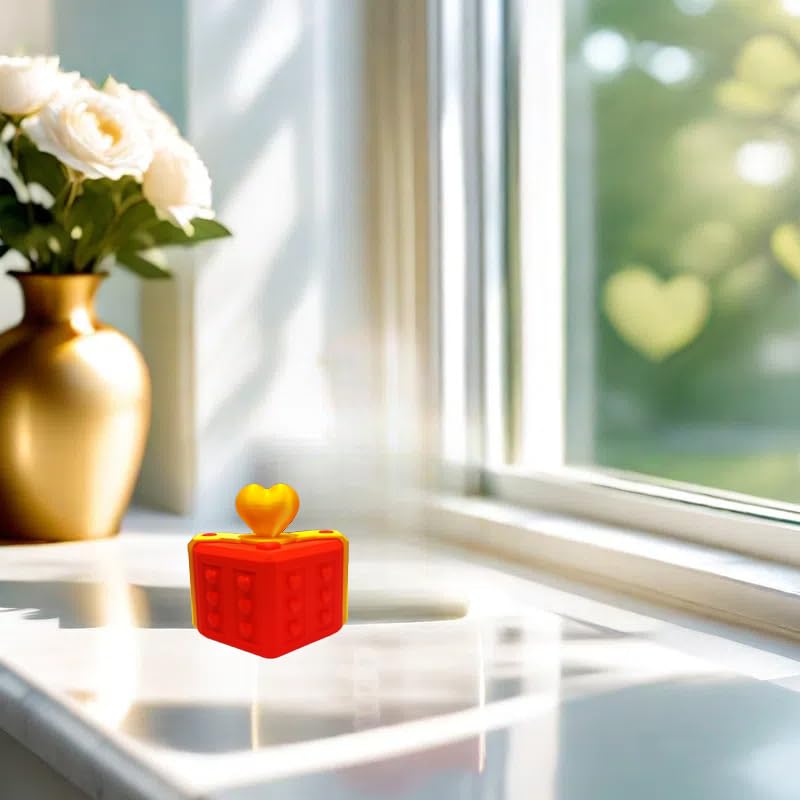 Foto 5 | Caja De Regalo Molesta Y Divertida, Con Forma De Corazón, Rompecabezas, Bromas, Roja - Venta Internacional.