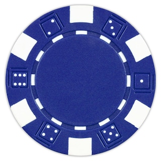 Foto 1 | Poker Chips Da Vinci 50 Dados Compuestos De Arcilla A Rayas De 11,5 G, Azul - Venta Internacional.