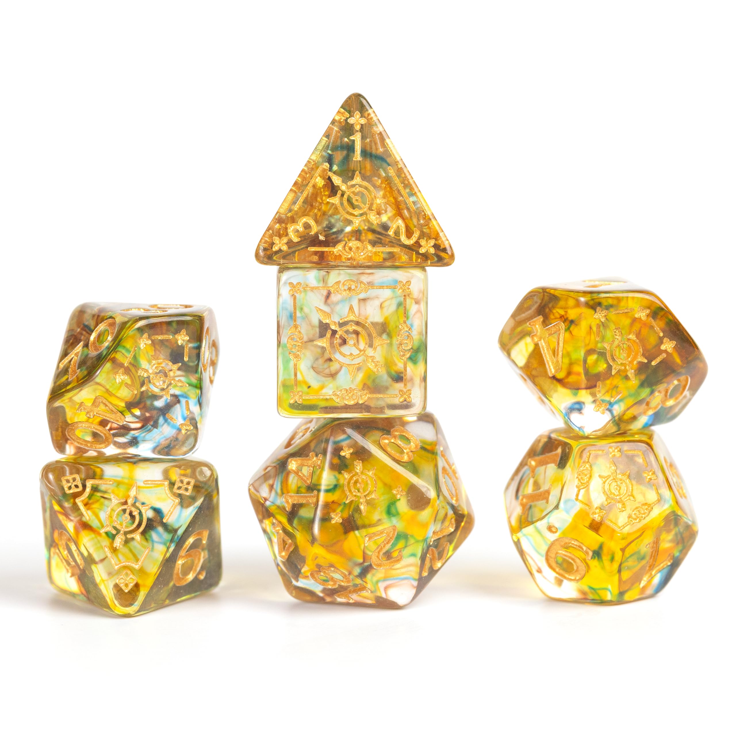 Foto 3 pulgar | Set De Dados D&d Adventure (clase Ranger: Verde) Para Niveles 1-10 - Venta Internacional.