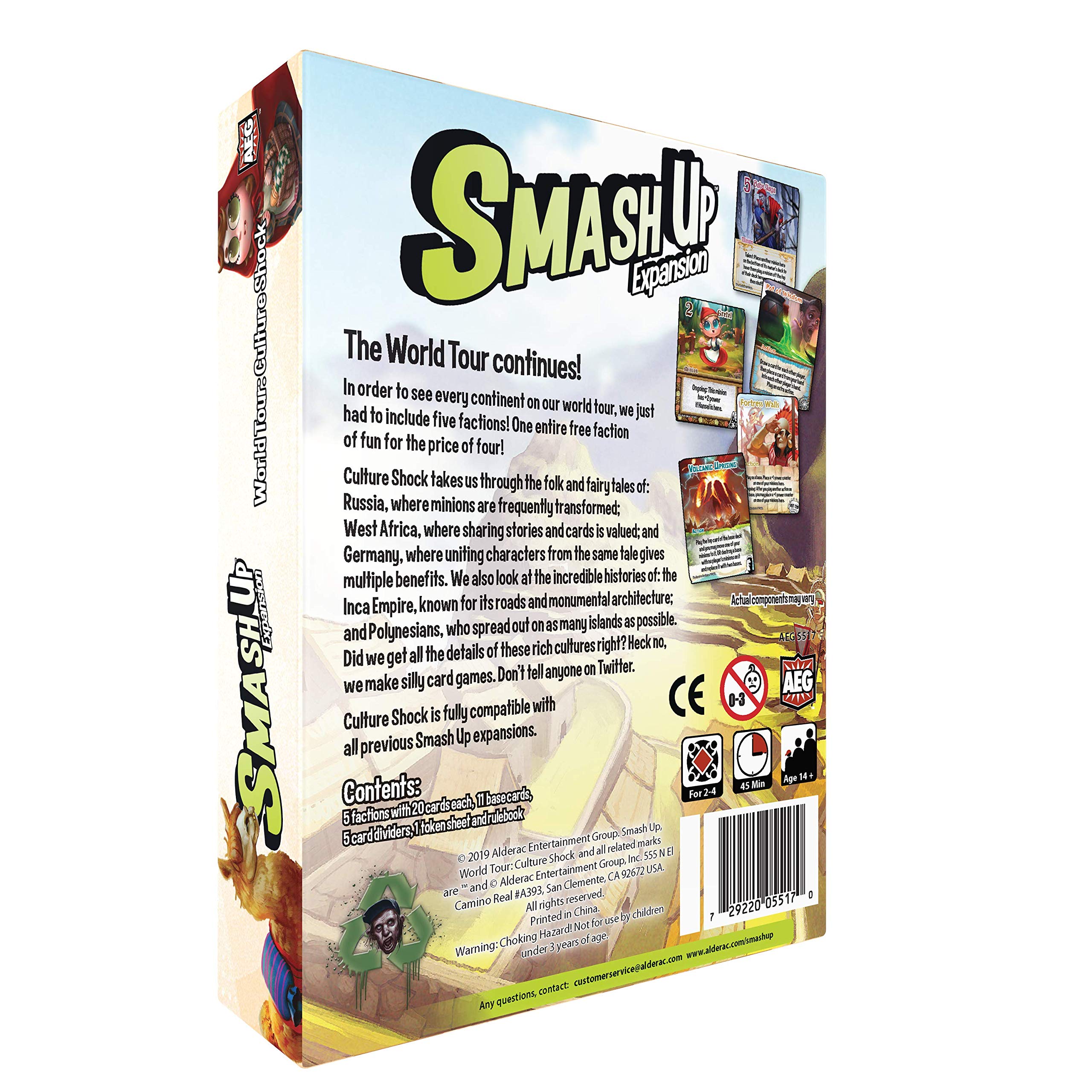 Foto 3 pulgar | Juego De Mesa Smash Up World Tour Culture Shock Expansion Aeg - Venta Internacional.