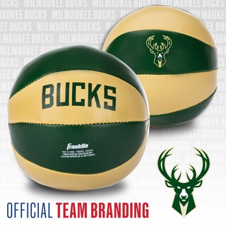 Foto 4 | Balones De Baloncesto De Juguete Franklin Sports Nba Milwaukee Bucks, Paquete De 2 - Venta Internacional.